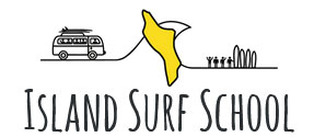 Island surf school logo oléron